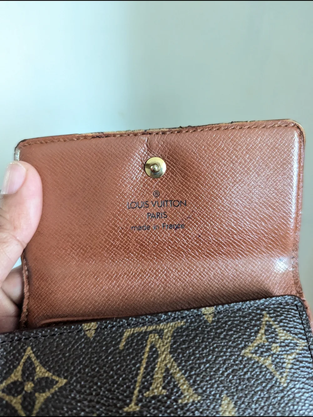 Louis Vuitton Vintage Monogram Compact Trifold Wallet (1995, France)